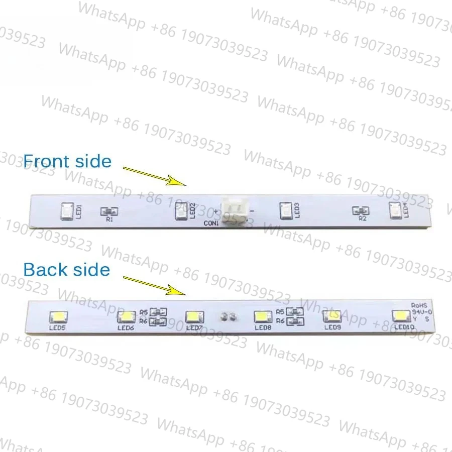 Luz blanca de luz azul W27-87 tira de iluminación LED para congelador para refrigerador Whirlpool Homa