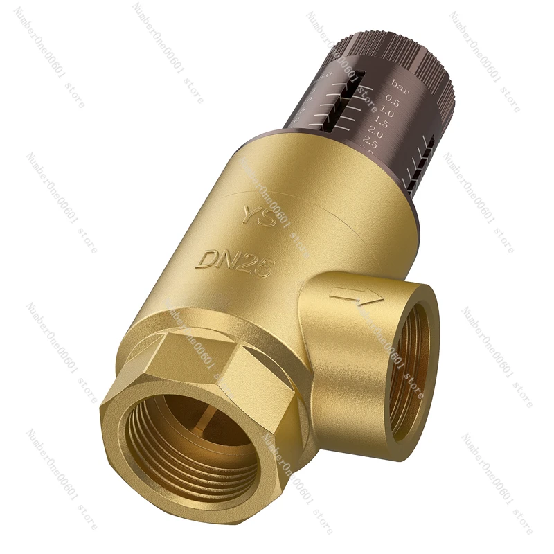 

All Copper Body Differential Pressure Bypass Valve DN20, DN25, DN32, DN40 Air Conditioning Heat Pump, 1 Pcs