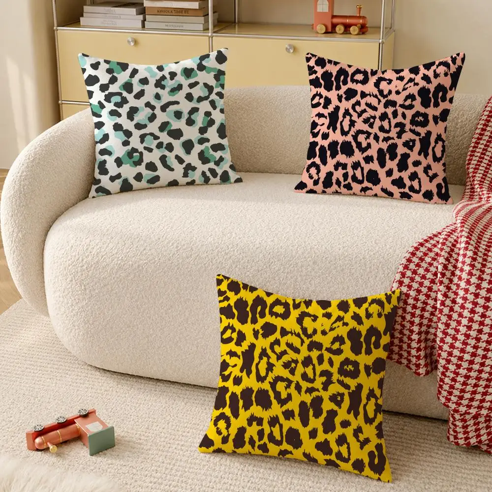 leopard print texture ins Cushion Cover Pillow Cover Decorative Throw Couch Home Decor for Living Room Sofa