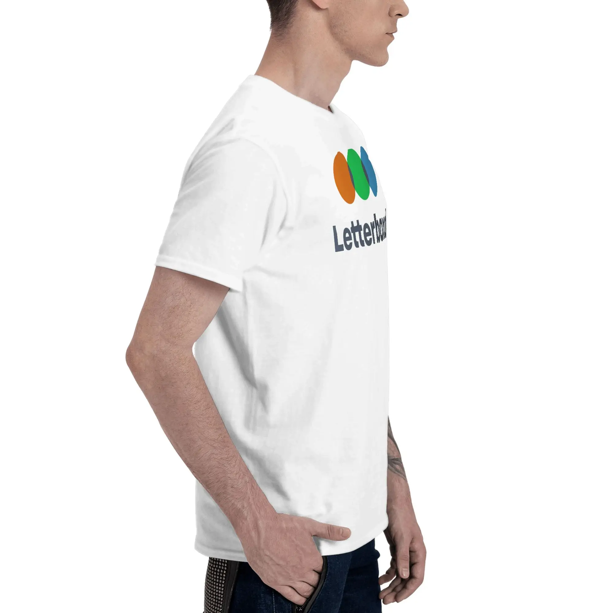 Letterboxd Sticker Trendy Reversible T-shirtArtistic Style Shirt