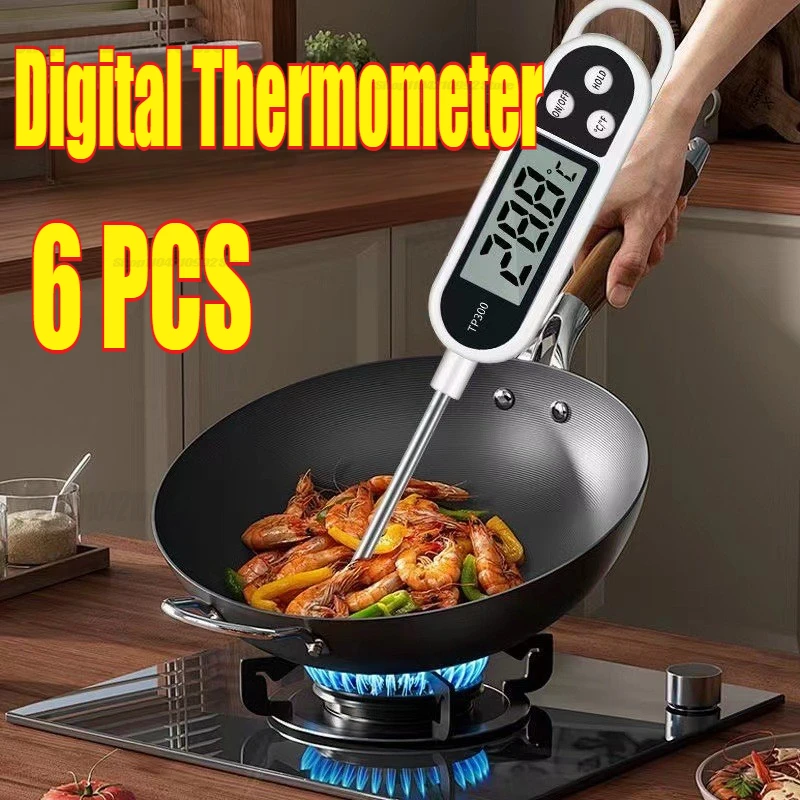 ميزان حرارة الطعام الرقمي للمطبخ TP300 ميزان حرارة زيت الماء لطهي اللحوم ومسبار الطعام والشواء وأدوات المطبخ الإلكترونية للفرن #1