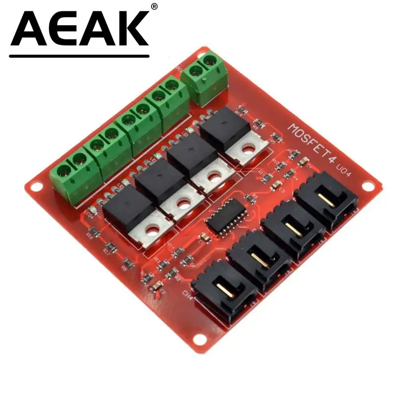 1pcs Four Channel 4 Route MOSFET Button IRF540 V4.0+ MOSFET Switch Module For Arduino