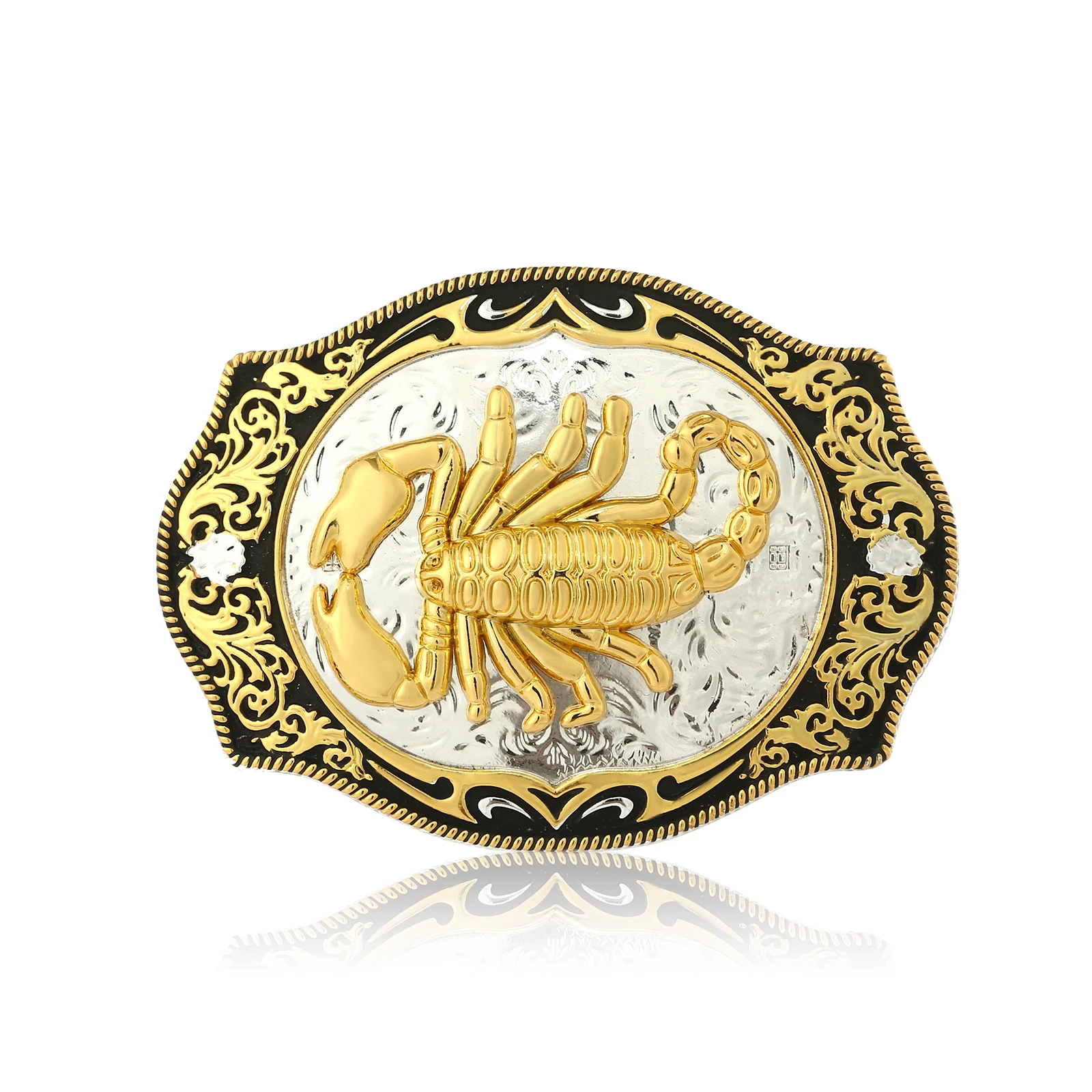 Golden 3d Scorpion Western Cowboy Belt Buckle