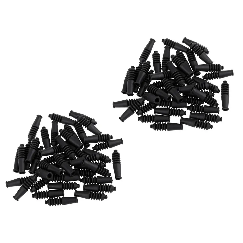 2x 40pcs Bike Brake Shifter Derailleur Inner Cable Wire End Crimps