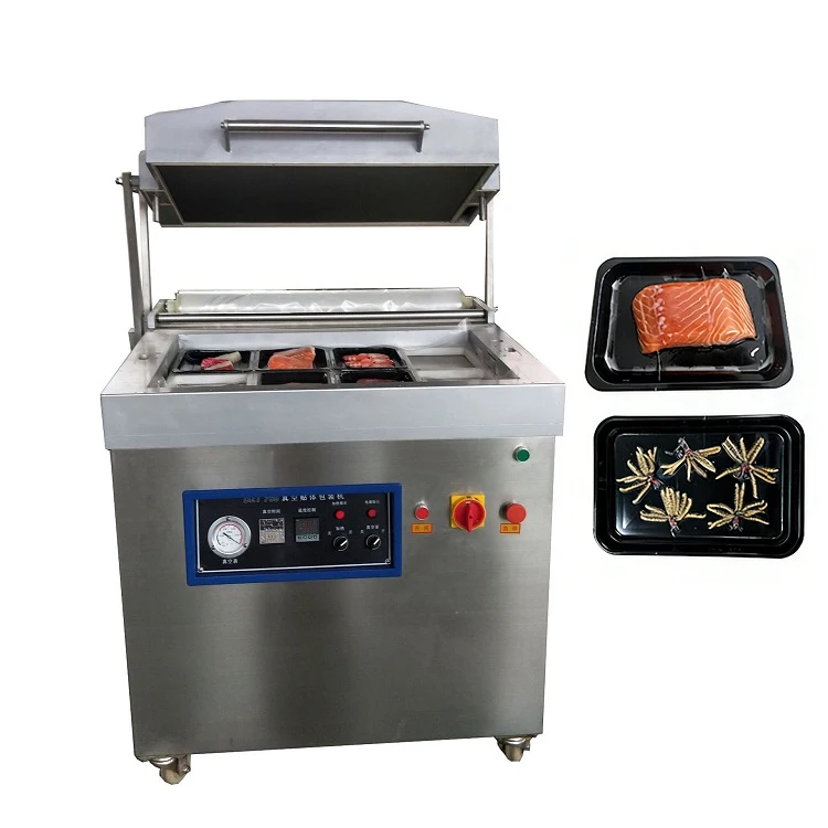 Vacuum Skin Packaging Machine Fish Meat Beef Pork Shrimp Body Fitting Vacuum Skin Packaging Machine