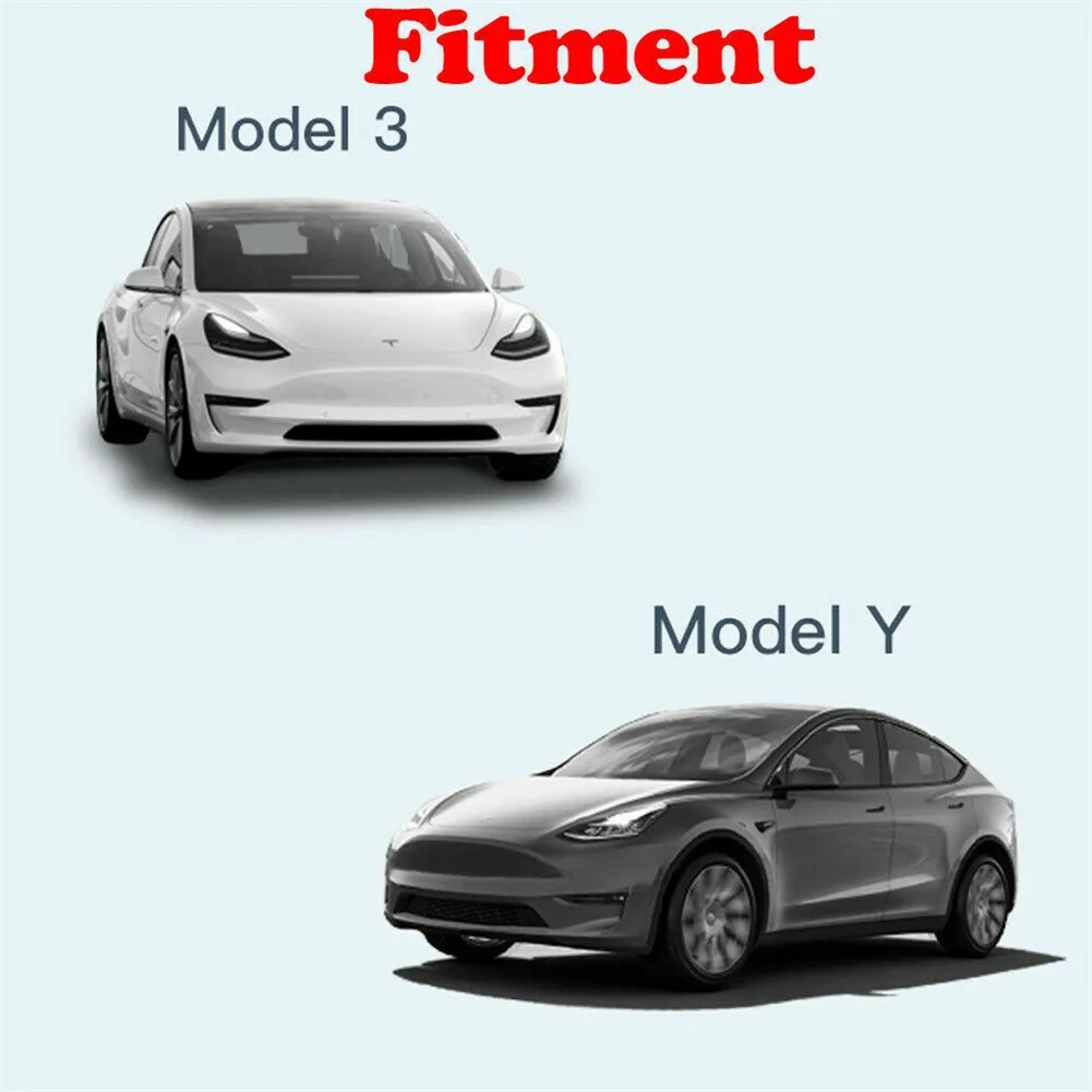 

4Pcs Door Handle Wrap Cover For For For For Tesla Model 3 Y Carbon Fiber Trim For For For For Enhanced Style and Protection