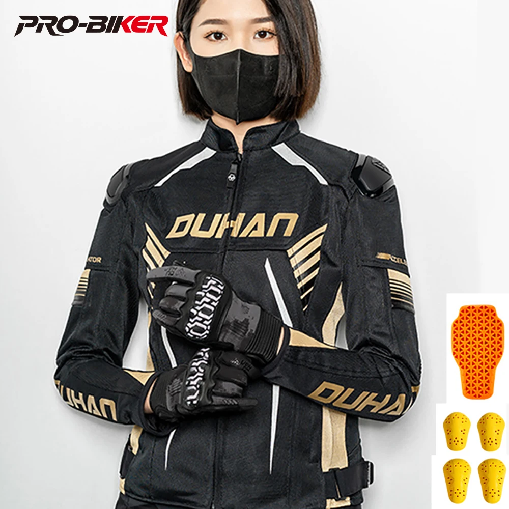 

Men's And Women's Motorcycle Jacket Mesh Breathable Motorcycle Armor Riding Jacket Fall Prevention Wear Resistant For Summer