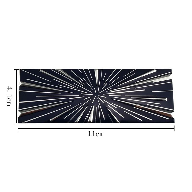 Car Time Space Tunnel Logo Trunk Badge Emblem Decals Sticker For Tesla Model 3 X Y S Plaid Ludicrous Highland Accessories