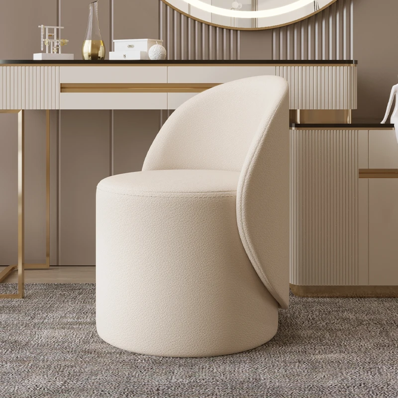 كرسي جلدي للخدش على شكل قطة بزاوية 360 درجة كرسي دوار للمدخل ومسند للقدمين للمدخل وأثاث غرفة المعيشة للمكياج العثماني