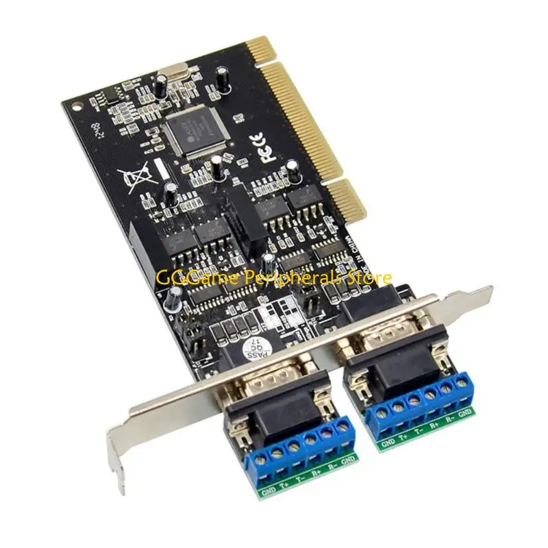 

U55B PCI To RS422 RS485 Card PCI to 2 Port RS485 / RS422 Serial Converter Adapter