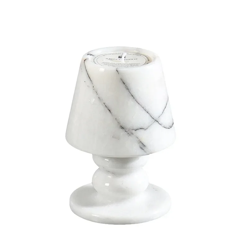 Medieval wabi-sabi wind marble aromatherapy cup ornament bedroom restaurant model room creative soft decoration home ornament