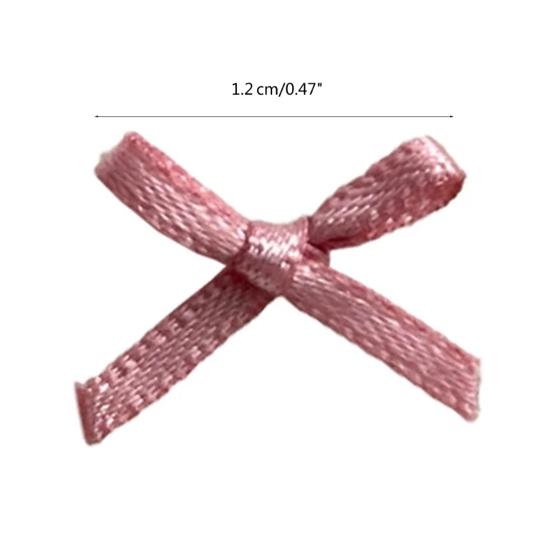 Q1QD 10Pcs Bow for Nails 3D Bows Charm Colorful Bowknot Charm