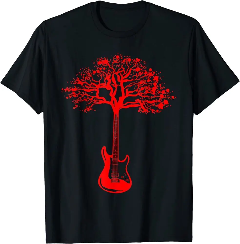 NEW LIMITED Electric Guitar Tree Cool Design Great Gift Idea Tee T-Shirt S-3XL