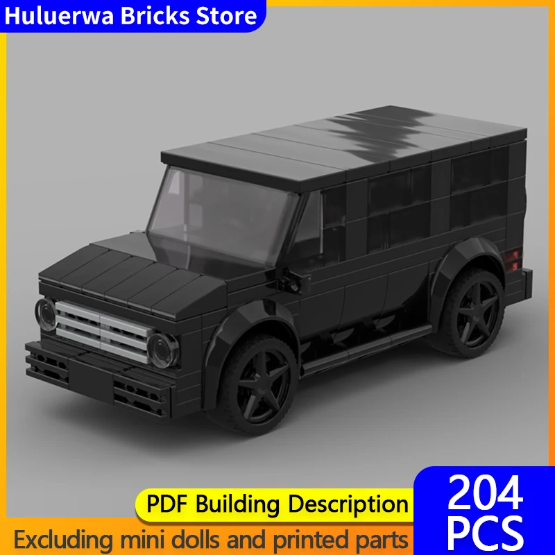 

City Car Model MOC Building Bricks G-Class Luxury Off-Road Vehicle Modular Technology Children Holiday Gifts Assemble Toys Suit