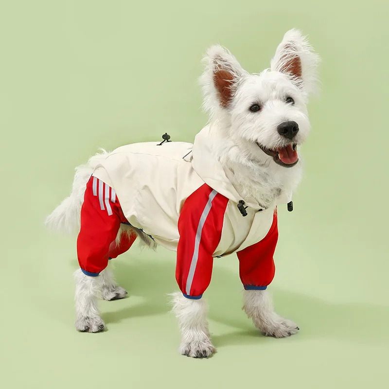 Pet Supplies Dog Clothing Raincoat Pet Clothing Warm and Windproof in Autumn and Winter Small Dog Raincoat Pet Submachine Jacket