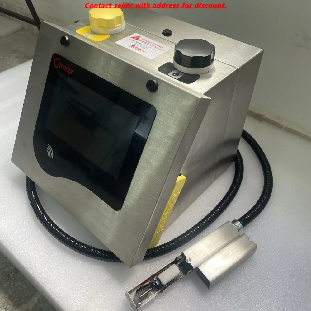 Ci5300 Citronix Inkjet Printer For Stainless Pipe Parts Printing Machine Carton Industrial Expiry Bottle Waterproof Logo Date