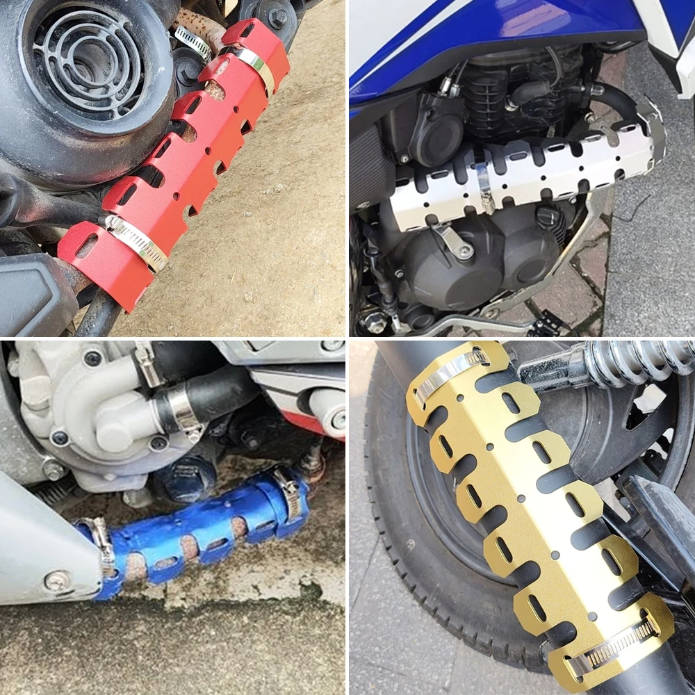 

Universal For 250SXF 350 SXF 450SXF Motorcycle Accessories 4 Stroke Exhaust Pipe Guard Heat Shield Guard Crash Protector Cover