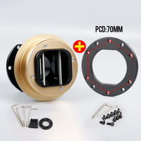 Replacement for Fanatec QR2 Wheel-sides Quick Release Hub with 6X70mm Steering Wheel Spacer Adapter