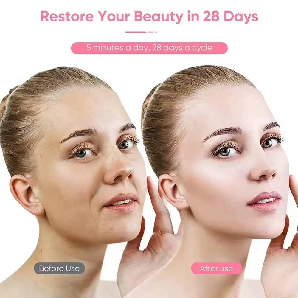 NEW Micro Current Beauty Device Mini Portable Face Lifting Roller Slimming Massager EMS Delicate Contour Firming Facial Care
