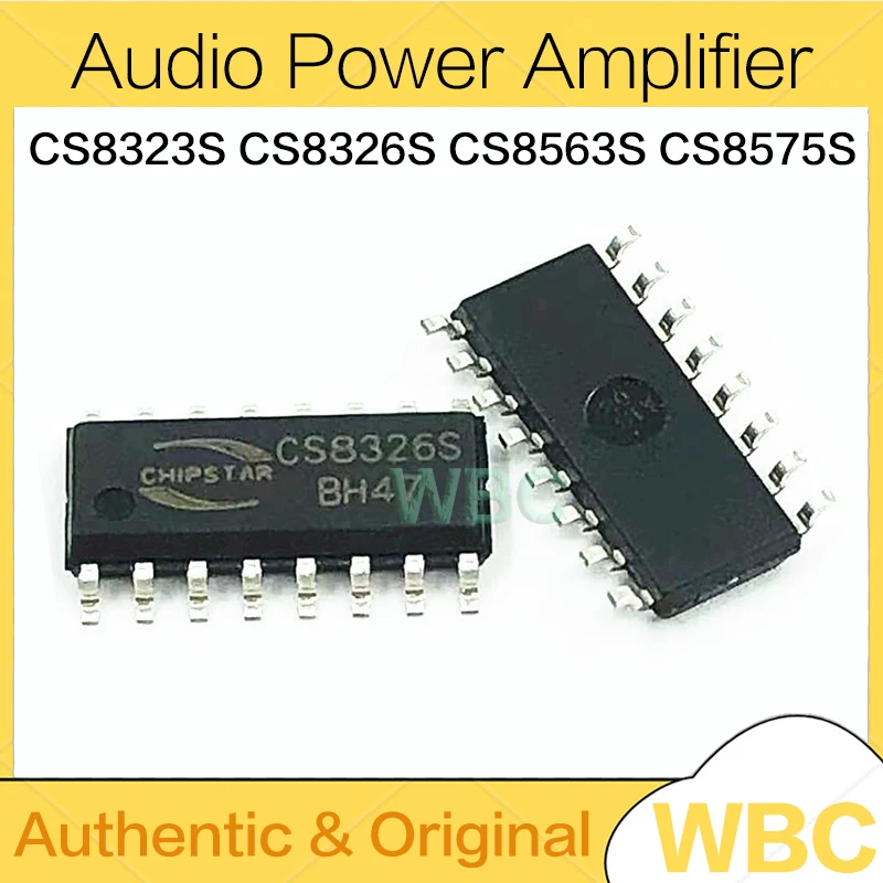 10Pcs/Lot CS8323S CS8326S CS8563S CS8575S SMD SOP-16 Audio Power Amplifier New Original
