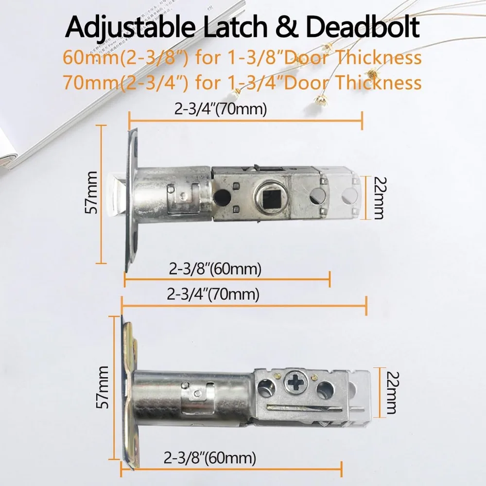 Newbang Dubbele Deur Handleset Voor Buitendeur In Verouderde Bronzen Afwerking (Sleutel En Dummy Handleset),MDHST201610B-SET