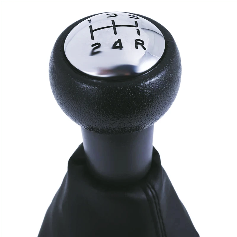 Palo  palanca  cambios  5 velocidas, perilla  polaina  cuero para PEUGEOT 207 307 CC 308-A67F