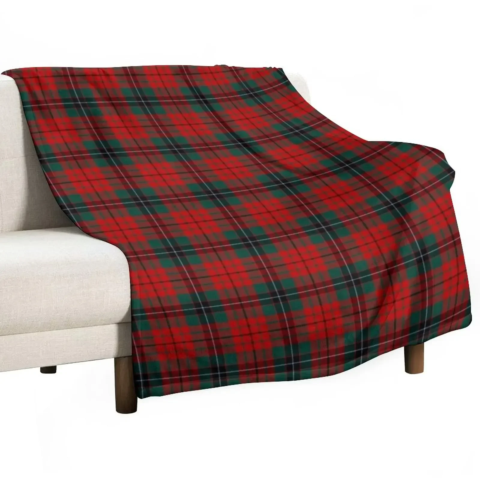 

Clan Nicolson Tartan Throw Blanket Quilt Bed covers Furry Plaid Blankets