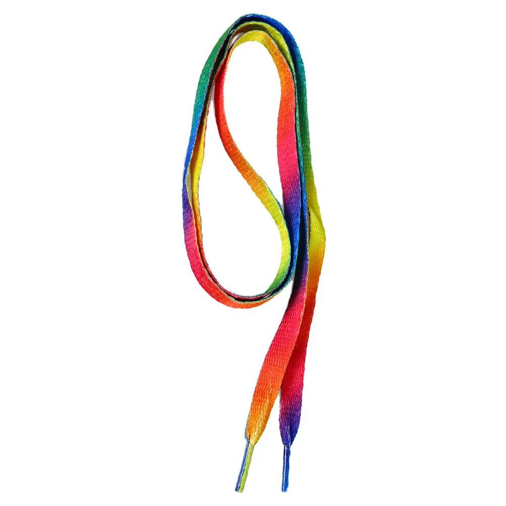 

12 Pairs Rainbow Shoelaces Colorful Laces for Sneakers Sports Shoes Canvas Durable Polyester Cotton Blend