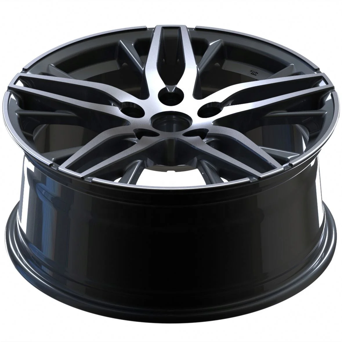 Hot Sale 5 Spoke Star Shape Design Alloy Casting Wheels Rims 18 19 Inch 8J 8.5J 5X114.3 PCD Aluminium Alloy Car Wheels