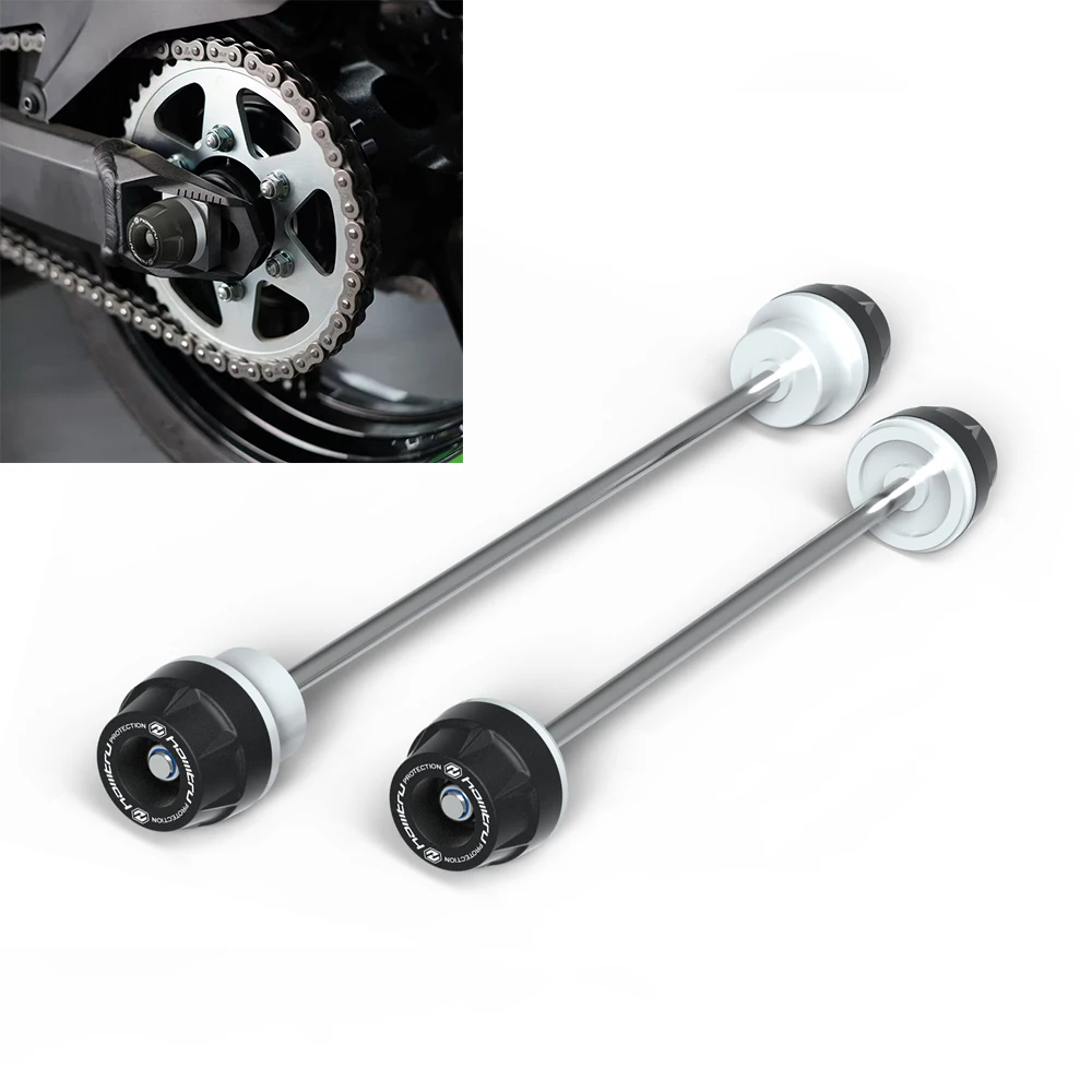 Versys 1000 2019-2025 Motorcycle Wheel Axle Fork Crash Slider For Kawasaki Rocker Arm Anti-collision Slider Accessories
