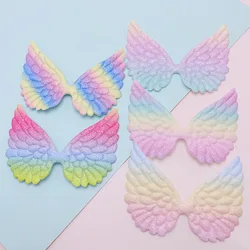 반짝이 천사 패딩 아플리케, 8.5x6.5CM, DIY 아기 헤어 클립 모자 패치 장식 장식 의류 액세서리, 20 개