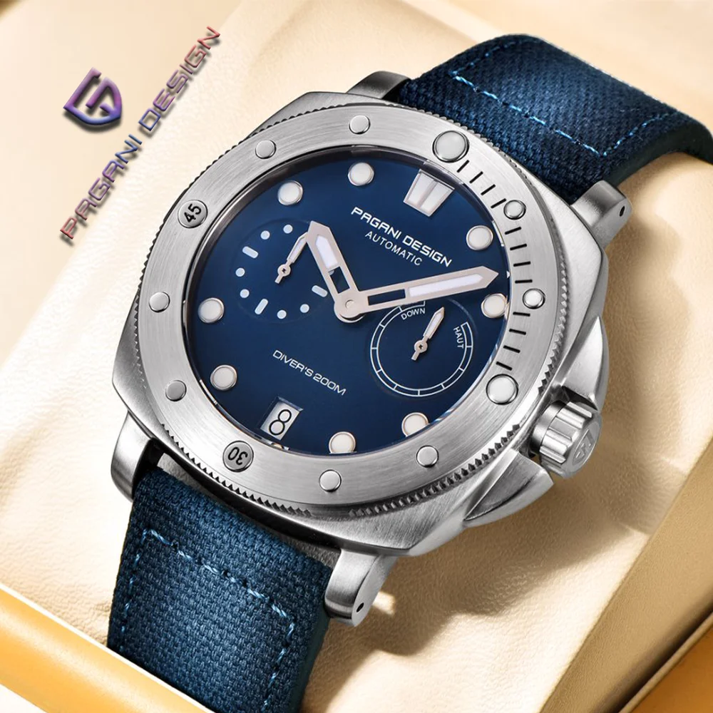 

Новые мужские механические часы PAGANI Design, лучшие брендовые роскошные часы, водонепроницаемые до 200 м, из нержавеющей стали, с сапфировым стеклом AR, мужские автоматические часы