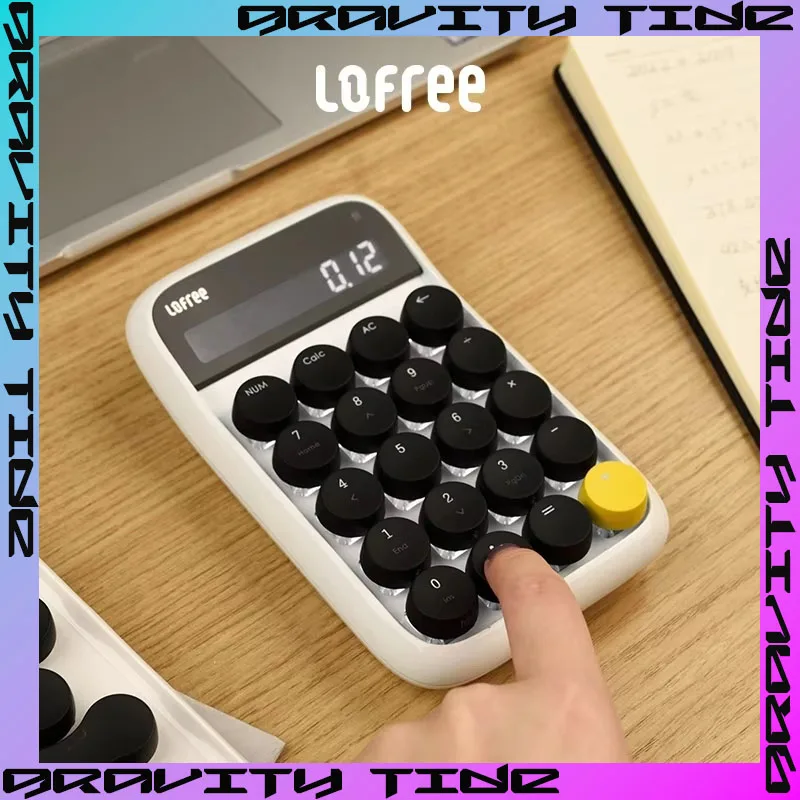 Lofree Female Numeric Keypad Bluetooth Wireless Mechanical Laptop External Calculator Compatible With Windows Macos Ios Android