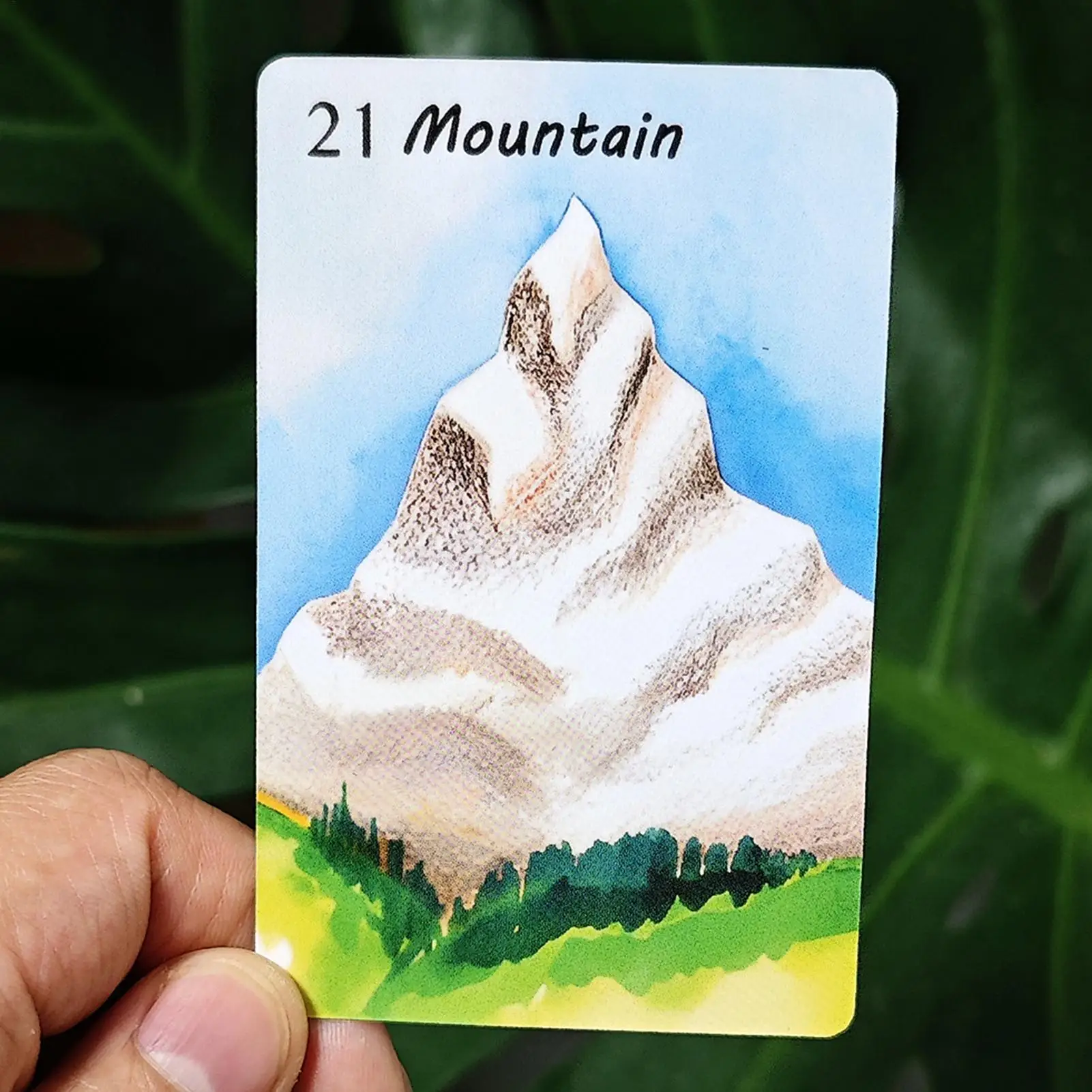 Cards For Beginners Watercolor-Style Board Game Accessory Paper Watercolor Card Games For Teens Men Women Boys Girls Youth Wife