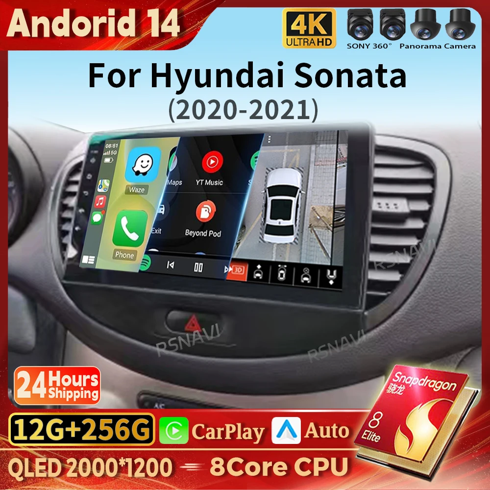 

Android 14 Carplay Auto 2K Screen Car Radio Multimedia Video Player For Hyundai Solaris 2 II 2020 - 2021 Autoradio Snapdragon
