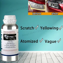 Car Headlight Restoration Polishing Kits Headlamp Scratch Remover Repair Cleaning Agent Remove Oxidation Headlight Polish Liquid