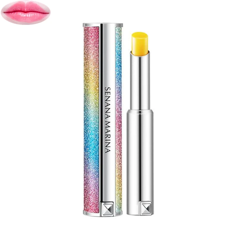 Starry Sky Discoloration Lipstick Moisturizing Nourishing Lip Balm Long-lasting  Improve Peel Lip Care Make Up Cosmetic