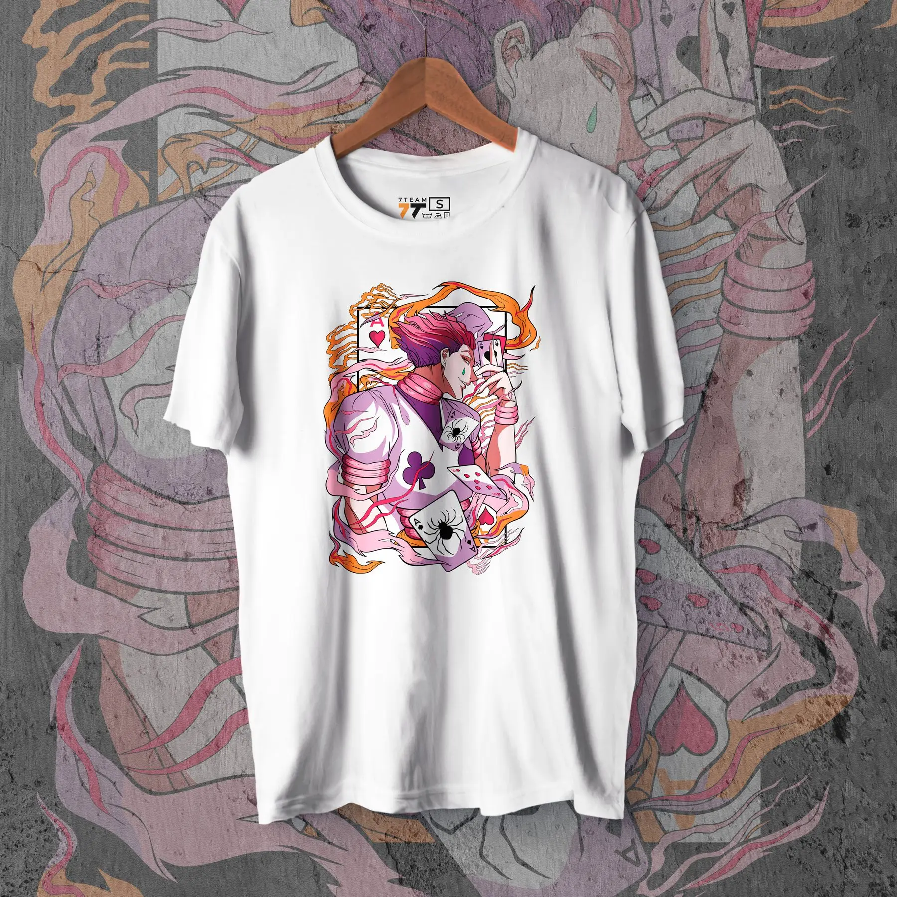 

T-shirt with Hisoka WE print
