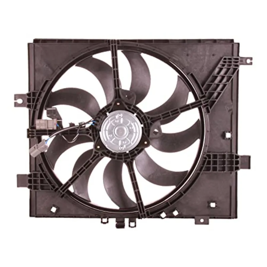 

Сменный вентилятор охлаждения Extra Silent для Nissan Versa 2014-2019 Versa Note 1.6L 2012-2019 гг., автоматическая коробка передач CVT, черный, высокий