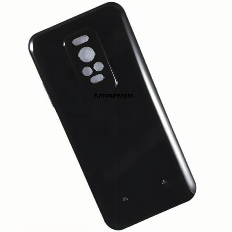 Black Glossy Guard Shell On For Ulefone Armor 17 Pro 6.58