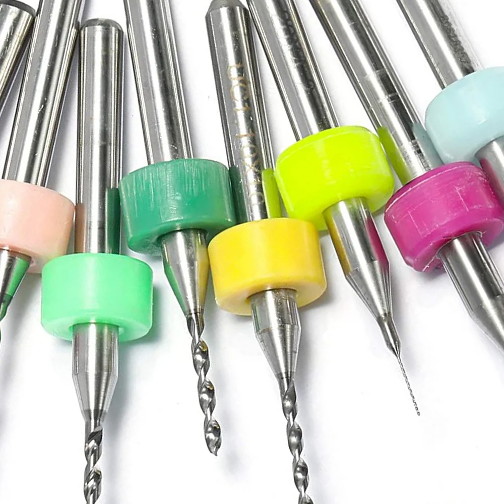 

ABHB-30Pcs PCB Drill Bits Set, 0.1Mm-3.0Mm, 1/8 Inch Shank Spiral Flute CNC Router Bits For Print Circuit Board CNC Engraving