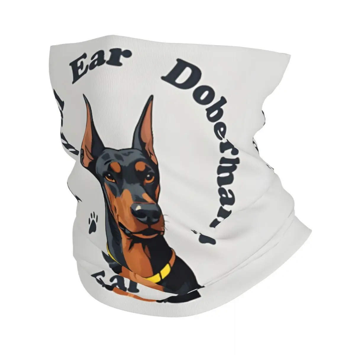 Doberman Retro Bandana Neck Cover Wrap Scarf Balaclava Cycling Unisex Adult Breathable