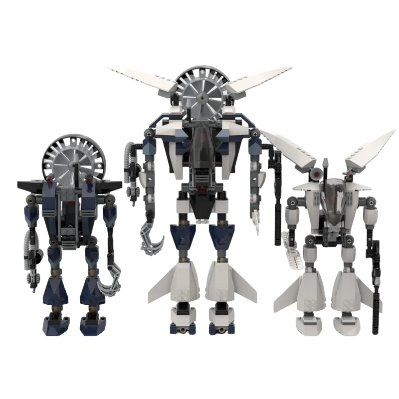 268pcs MOC Exo Force Combiner Phoenix Predator Model Building Blocks Construction Festival Gifts Education Toys Idea Brick