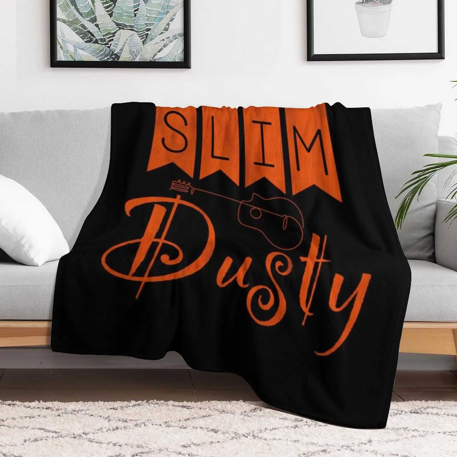 Slim Dusty Throw Blanket