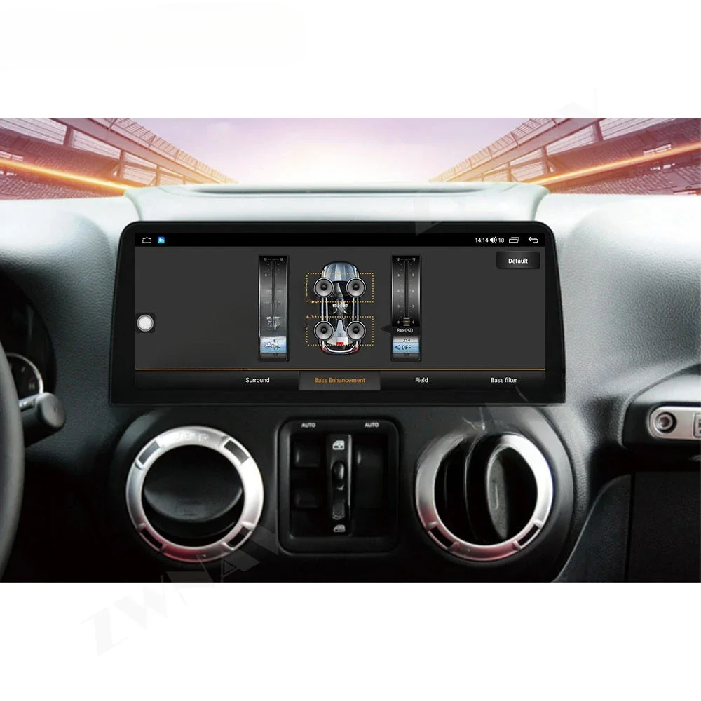 Applicable to Jeep Wrangler 11-17 Panoramic Android 12 Modification Console Large Screen All-in-One Navigation Machine Display