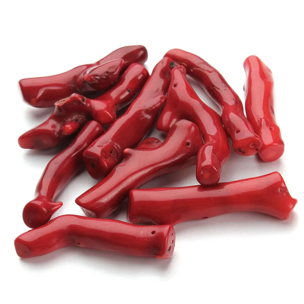 

5Pcs Simulation Coral Shape Pendant Accessories Bright Mini Hole Design for DIY Chain Jewelry Women Party Costume Decor Branch