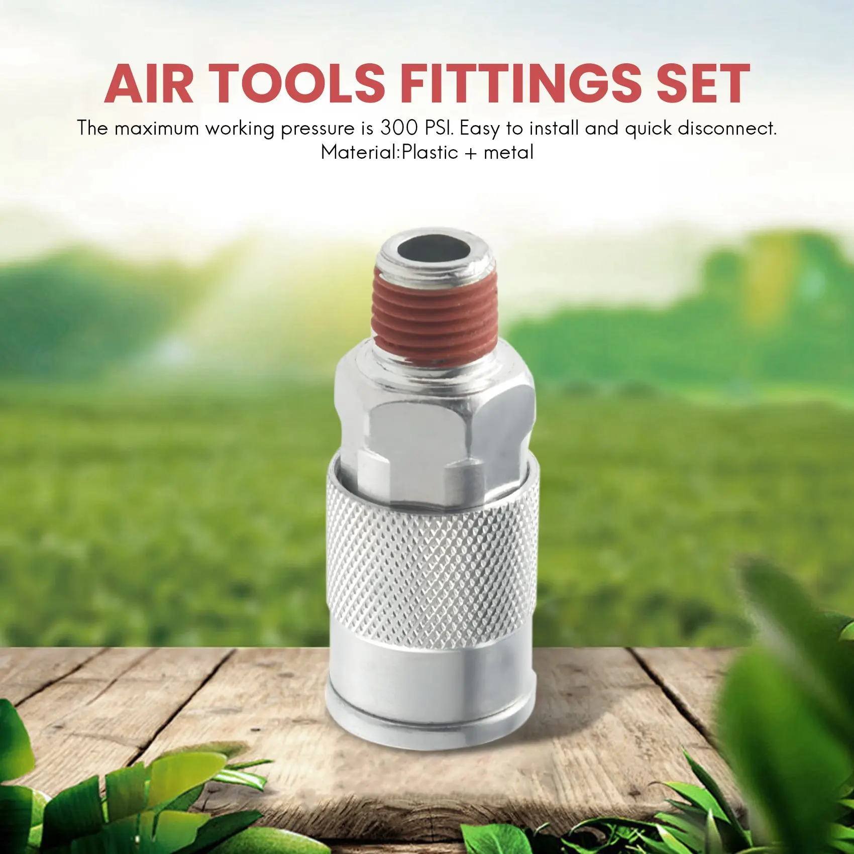 [NEWA64Z!】 14 Pieces 1/4 Inch Npt Quick Connect Air Coupler And Plug Kit For Air Compressor Accessories Fittings