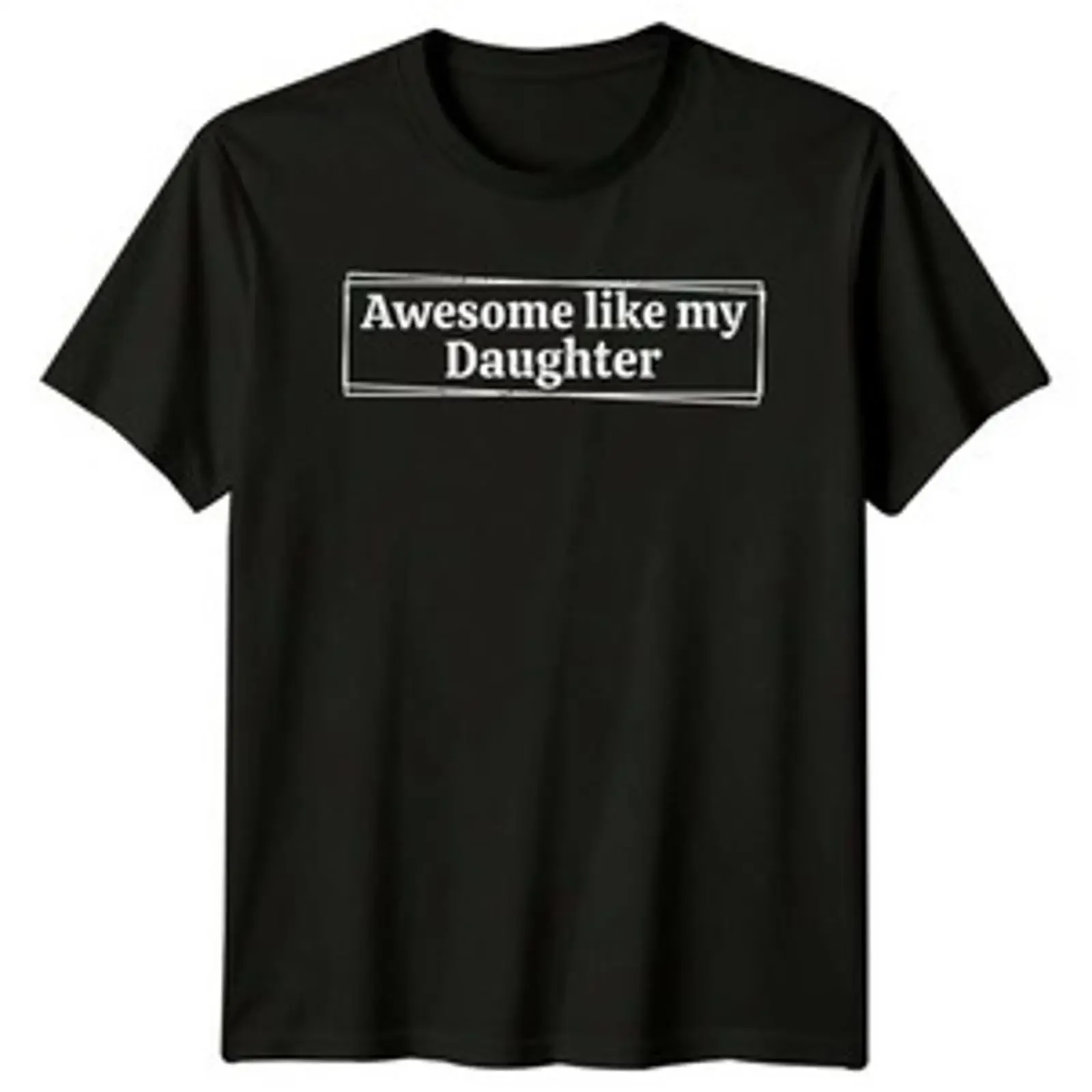 Awesome Like My Daughter Herren T Shirt Vater Tochter Familie Vatertag Geschenk vintage Washed streetwear Stylish Unisex Casual