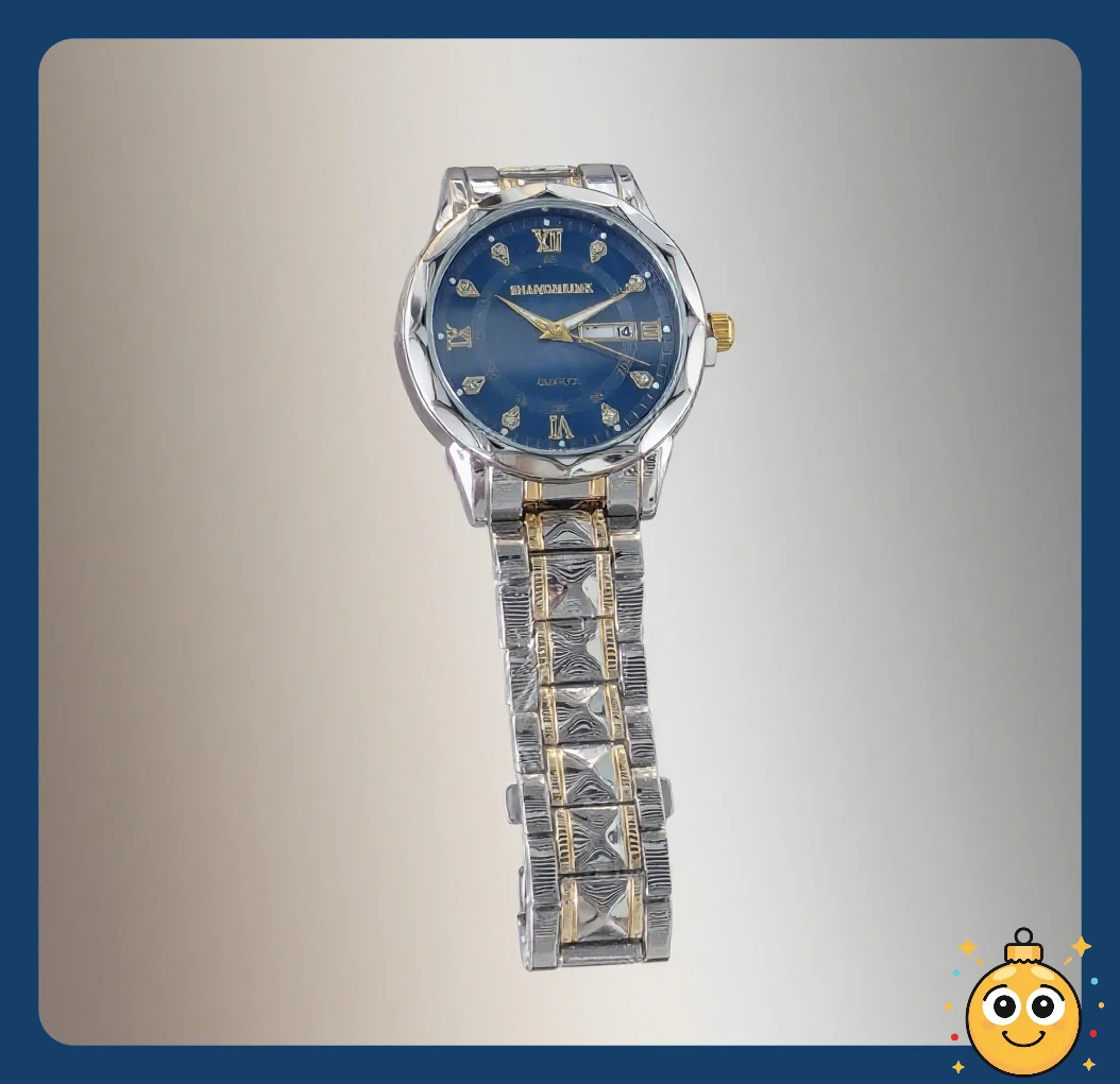 = * = Nuevo reloj luminoso resistente al agua de alta calidad para hombre, reloj de cuarzo con correa de acero, reloj de pulsera para hombre con ráfaga en vivo