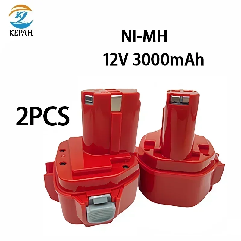 Makita 12V 3000mAh PA12 Ni-Mh Battery For Makita 1200 1220 1201 1222 1233SA/B1235 192681-5 Power Tool Batteries